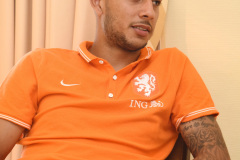 02-09-2015: Voetbal: Persmoment Jong Oranje: GarderenRicardo KishnaPersmoment Jong Oranje; Wesley Hoedt; Lazio Rome