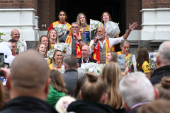 23-4-2025 Huldiging dames Draisma Dynamo bekerwinnaressen