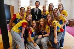 23-4-2025 Huldiging dames Draisma Dynamo bekerwinnaressen