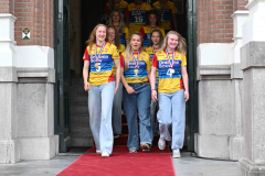 23-4-2025 Huldiging dames Draisma Dynamo bekerwinnaressen