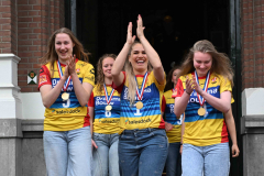 23-4-2025 Huldiging dames Draisma Dynamo bekerwinnaressen