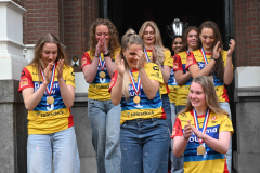 23-4-2025 Huldiging dames Draisma Dynamo bekerwinnaressen