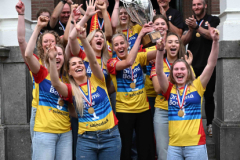 23-4-2025 Huldiging dames Draisma Dynamo bekerwinnaressen