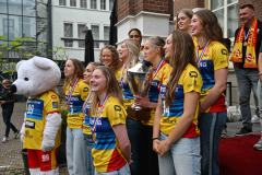 23-4-2025 Huldiging dames Draisma Dynamo bekerwinnaressen