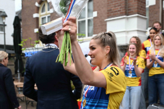 23-4-2025 Huldiging dames Draisma Dynamo bekerwinnaressen