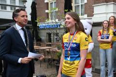 23-4-2025 Huldiging dames Draisma Dynamo bekerwinnaressen