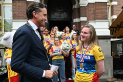 23-4-2025 Huldiging dames Draisma Dynamo bekerwinnaressen