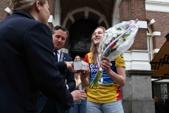 23-4-2025 Huldiging dames Draisma Dynamo bekerwinnaressen