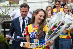 23-4-2025 Huldiging dames Draisma Dynamo bekerwinnaressen