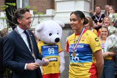 23-4-2025 Huldiging dames Draisma Dynamo bekerwinnaressen