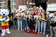 23-4-2025 Huldiging dames Draisma Dynamo bekerwinnaressen