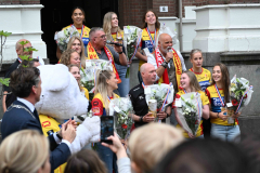 23-4-2025 Huldiging dames Draisma Dynamo bekerwinnaressen