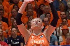 30-05-2019: Volleybal: Vrouwen Nederland v Polen: ApeldoornVolleyball Nations LeagueV.l.n.r.: Laura Dijkema of the Netherlands