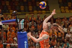 30-05-2019: Volleybal: Vrouwen Nederland v Polen: ApeldoornVolleyball Nations LeagueV.l.n.r.: Nika Daalderop