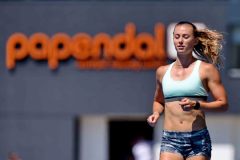27-06-2019: Atletiek: Trainingen 4 x 100 meter heren en dames: PapendalV.l.n.r: Nadine VisserTraining estafetteploegen 4 x 100 m Papendal