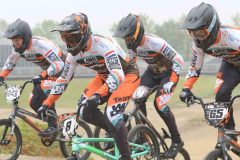 12-05-2019: Wielrennen: UCI BMX Supercross World Cup: Papendallinks: Justin Kimmann (243), Dave van de Burg(8), Bart van Bemmelen (190) en Tino Popma (65)BMX UCI World Cup Supercross Papendal 2019